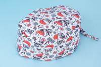 Gorro quirúrgico skull xmas