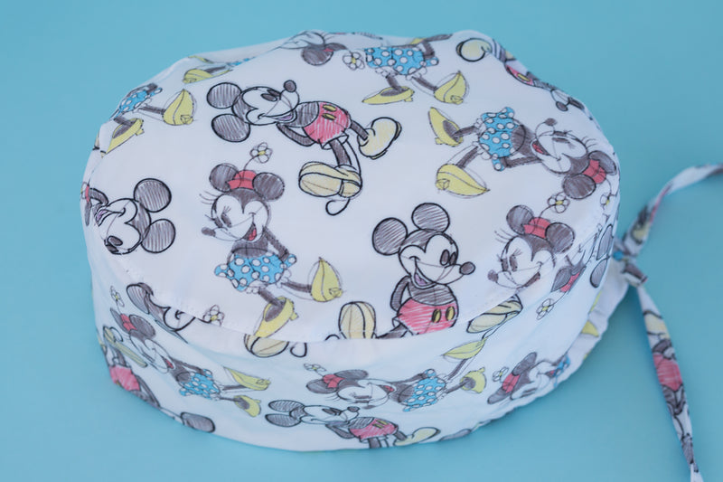 Gorro quirúrgico Mickey boceto