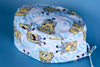 Gorro quirúrgico bob esponja azul