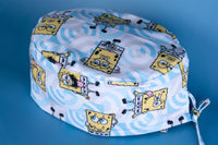 Gorro quirúrgico bob esponja azul