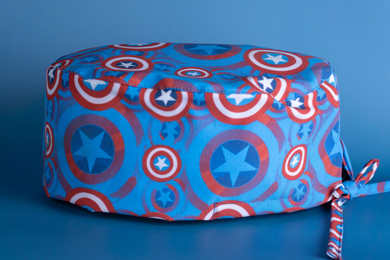 Gorro quirúrgico capitan america shield