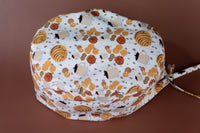 Gorro quirúrgico cafe y pan