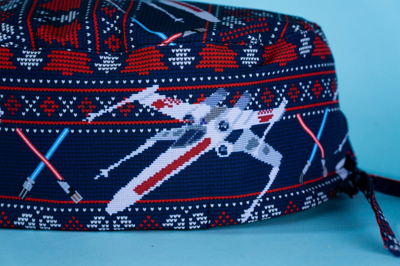 Gorro quirúrgico Star wars xwing xmas