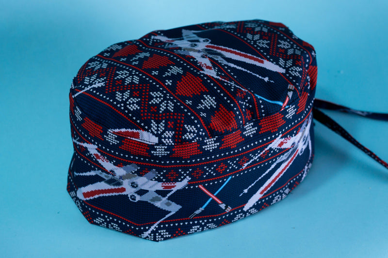Gorro quirúrgico Star wars xwing xmas
