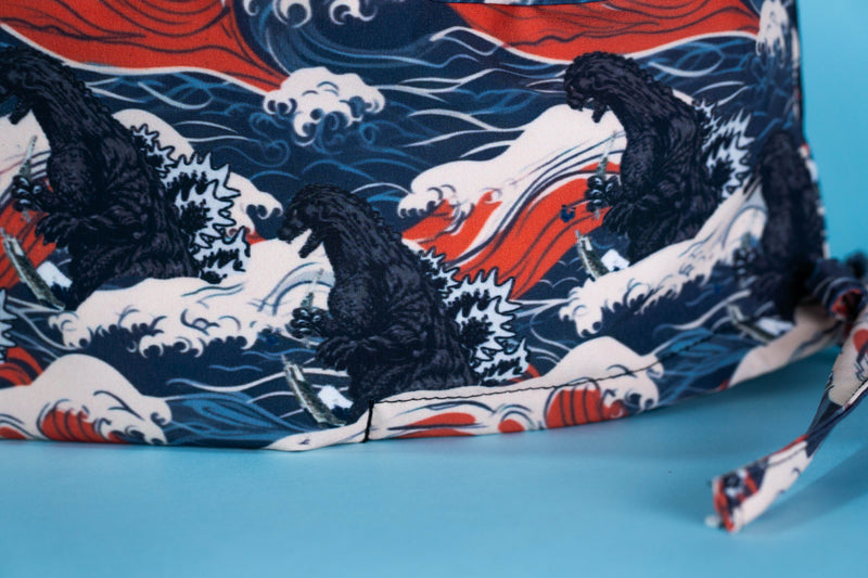 Gorro quirúrgico godzilla wave