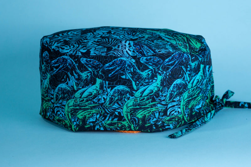 Gorro quirúrgico dino tornasol