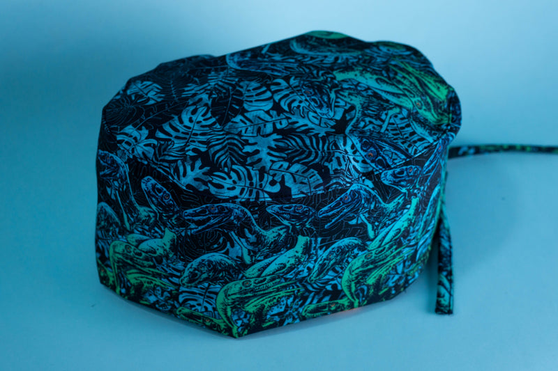 Gorro quirúrgico dino tornasol