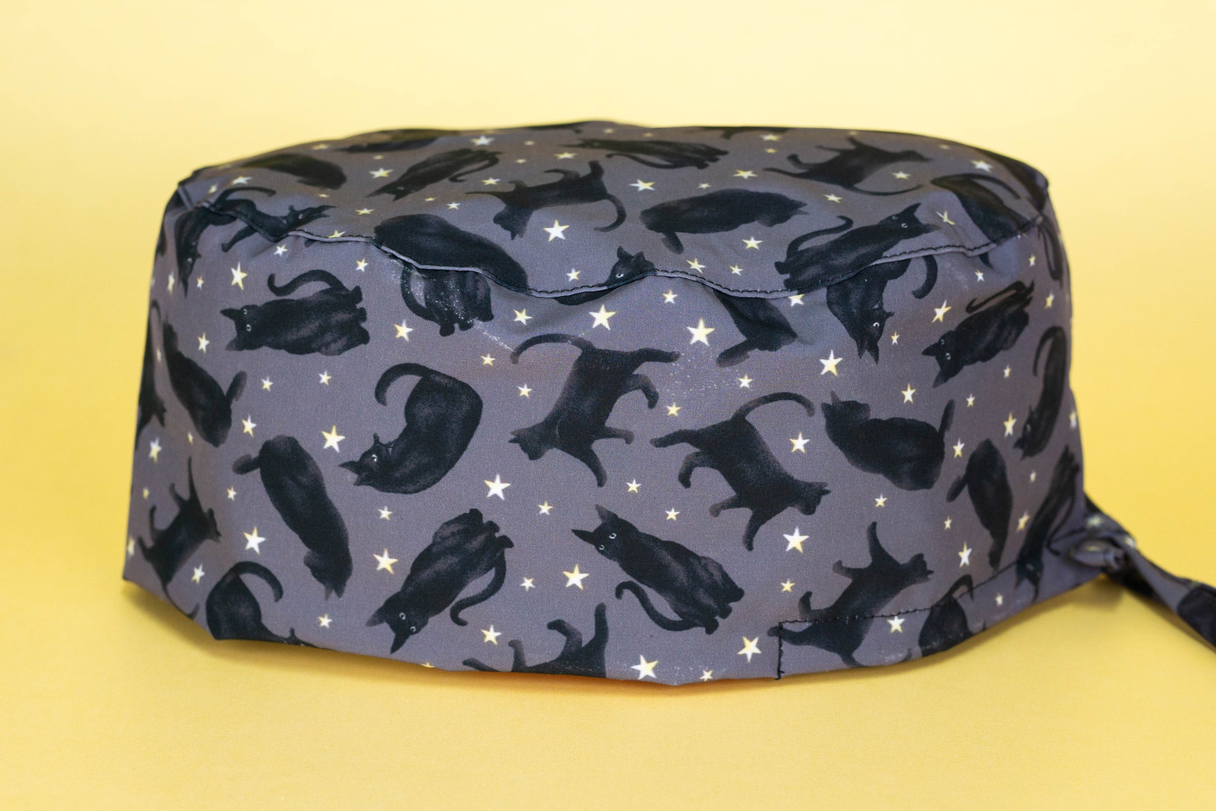 Gorro quirúrgico gato estrellado