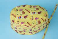 Gorro quirúrgico homer hot dog amarillo