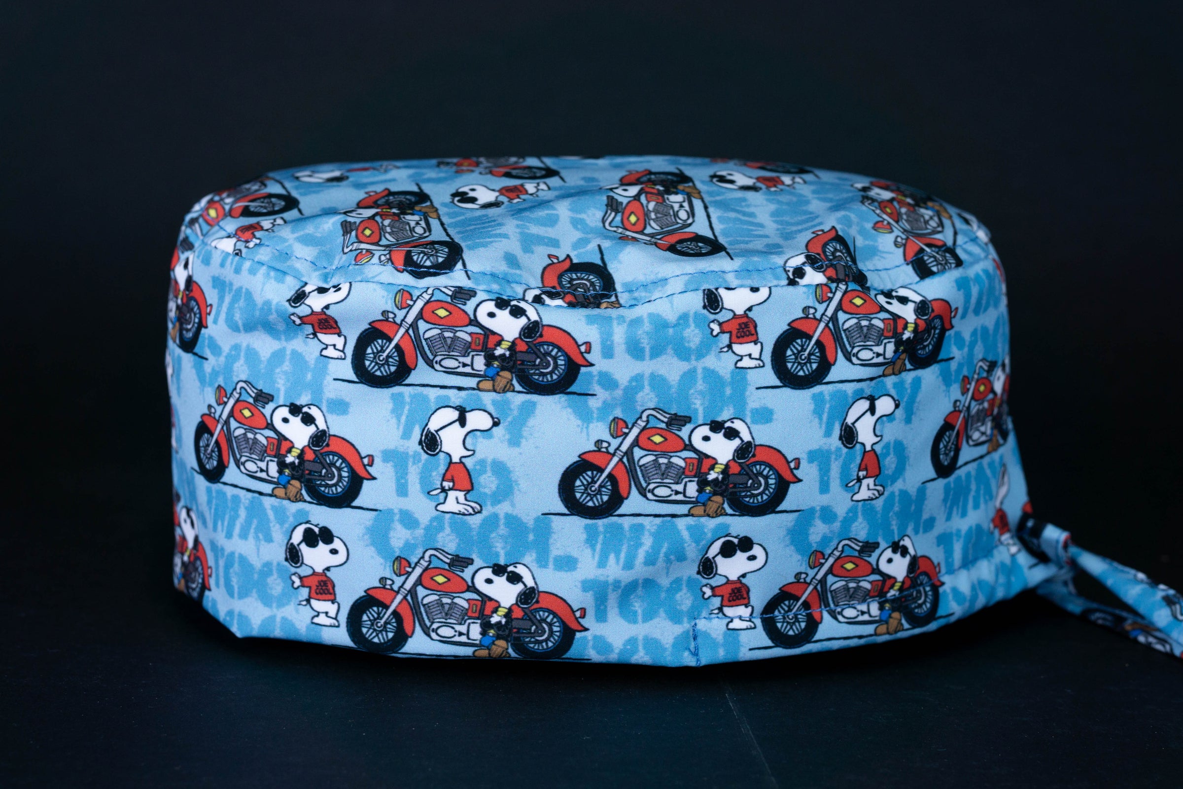 Gorro quirúrgico snoopy biker