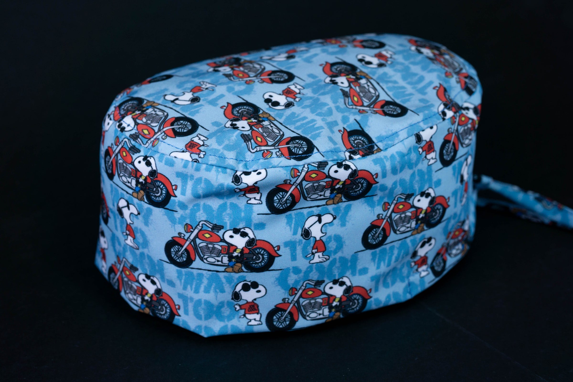 Gorro quirúrgico snoopy biker