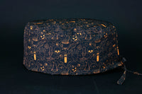 Gorro quirúrgico halloween naranja