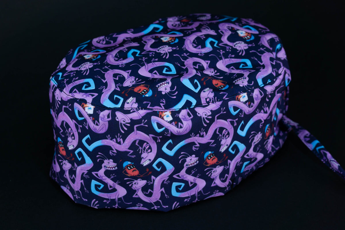 Gorro quirúrgico Monster zig zag