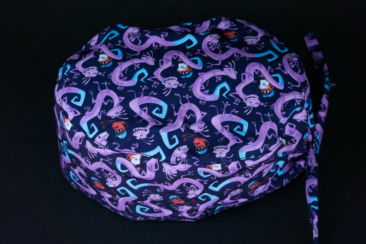 Gorro quirúrgico Monster zig zag