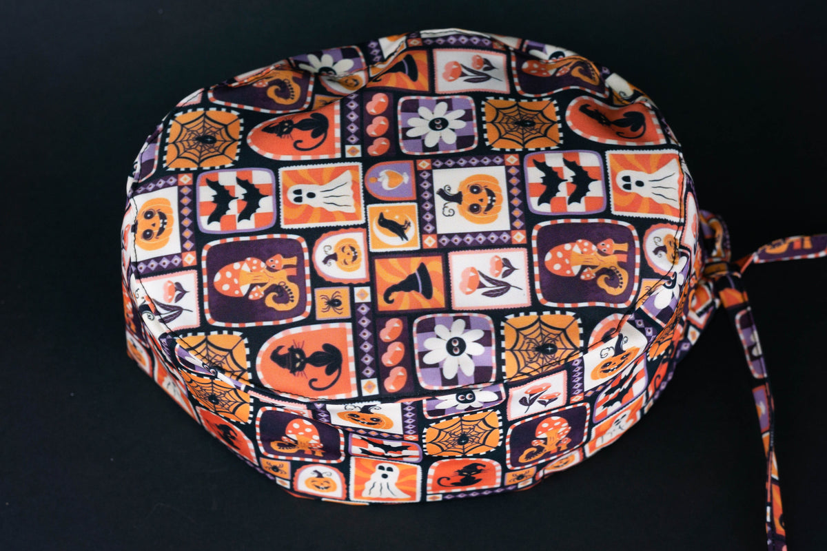 Gorro quirúrgico postal noche brujas