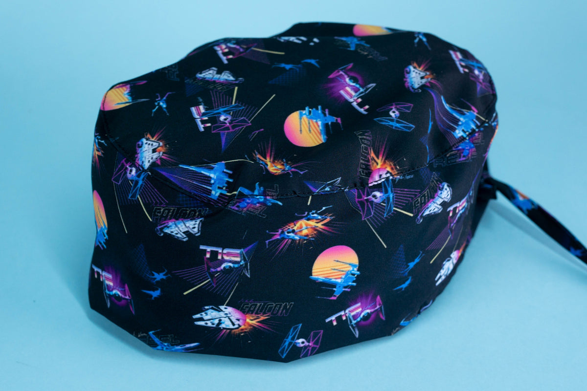 Gorro quirúrgico Stars wars neon