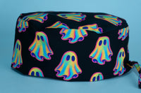 Gorro quirúrgico fantasma neon
