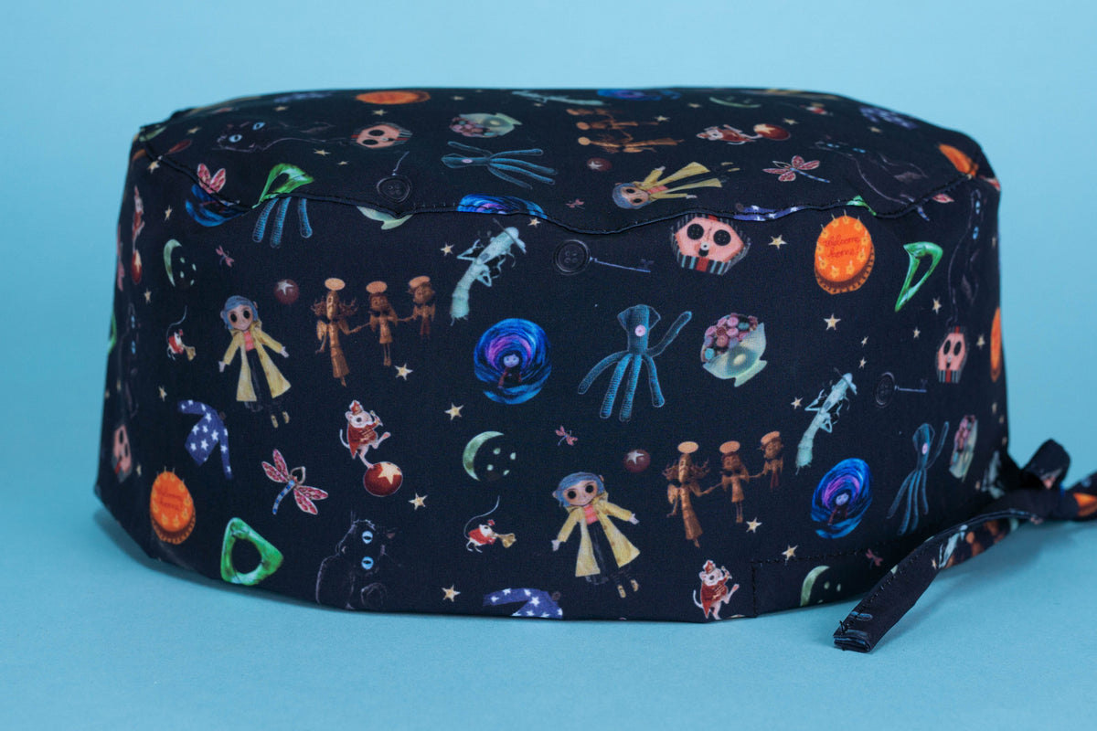 Gorro quirúrgico coraline collage
