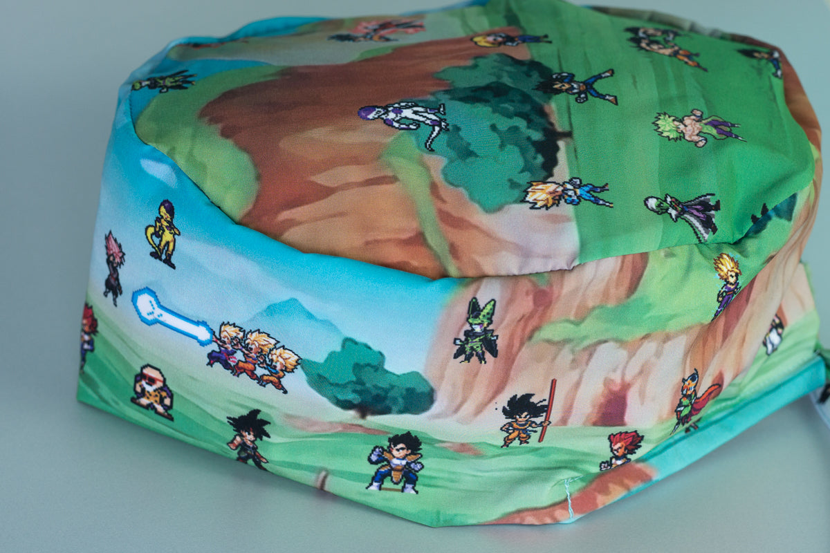 Gorro quirúrgico Dragon ball pixel art