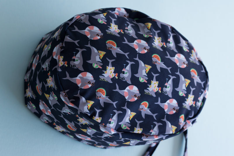 Gorro quirúrgico Tiburon pizzero