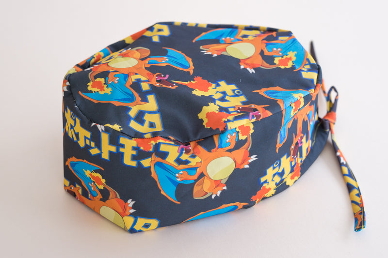 Gorro quirúrgico pokemón charizard 03