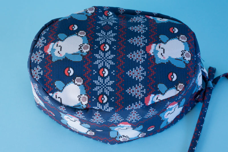 Gorro quirúrgico Poke Snorlax xmas